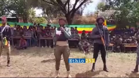 የአማራ ፋኖ በሸዋ ዕዝ የከሰም ክፍለ ጦር የሃይለማርያም ማሞ ብርጌድ ለ5 ወር ያሰለጠናቸውን የፋኖ አባላት የምረቃ ስነስርዓት እና የፋኖ አመራሮች መልዕክት