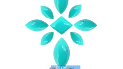 Natural turquoise spiny oyster Marquise diamond rectangle shape size 7*14mm 12*9.5mm 9*29mm