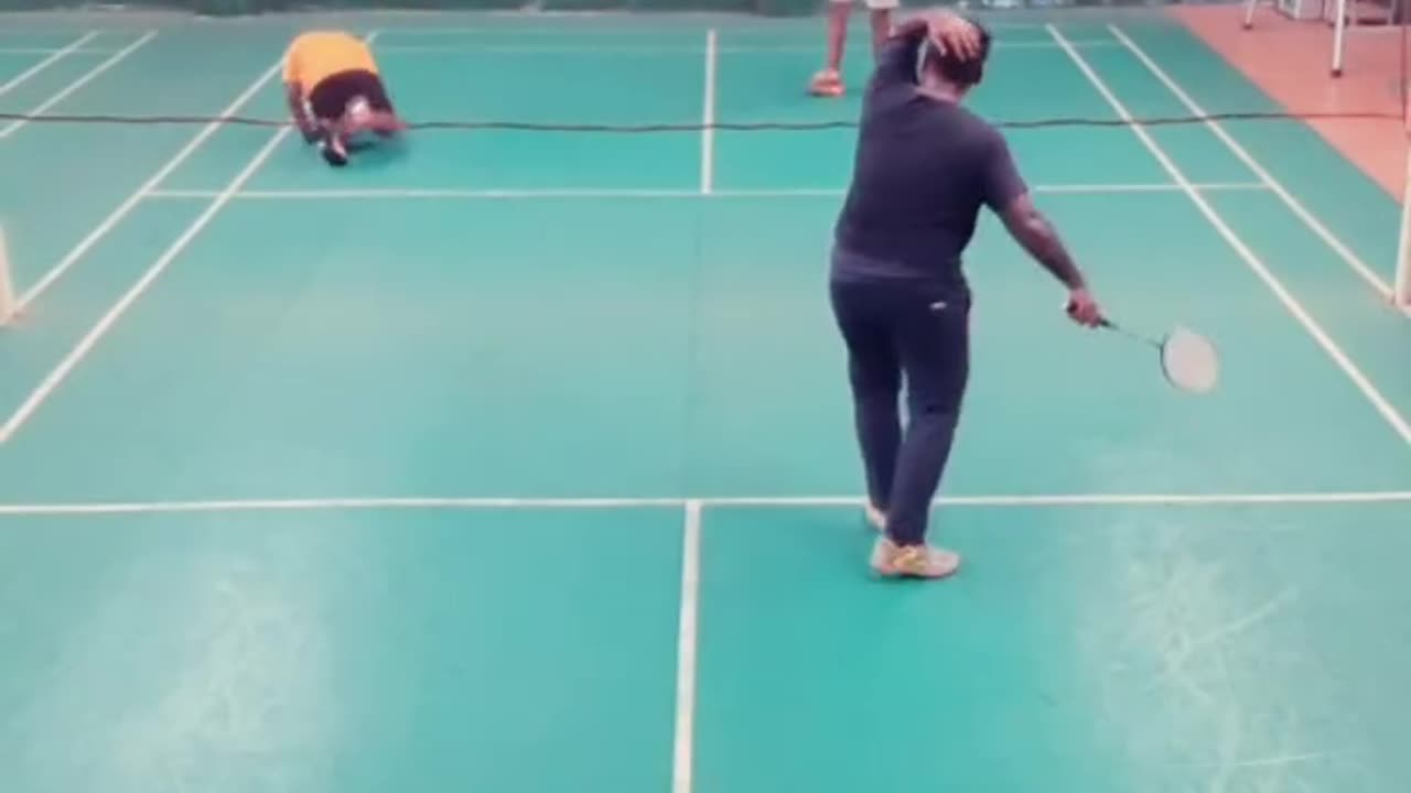 Funny head shot