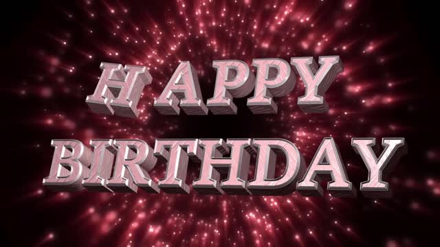 HAPPY BIRTHDAY