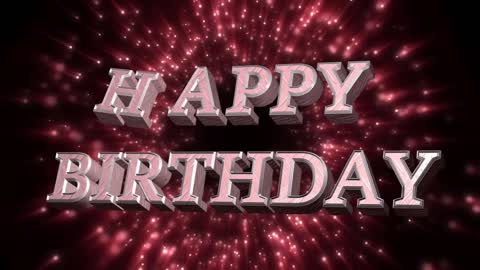 HAPPY BIRTHDAY