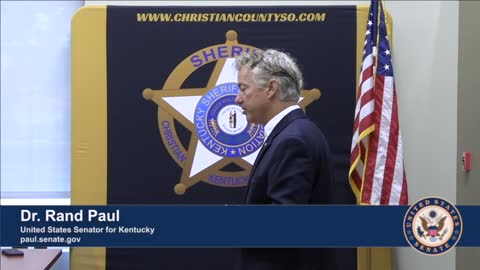 Dr. Rand Paul Visits Christian County LEO