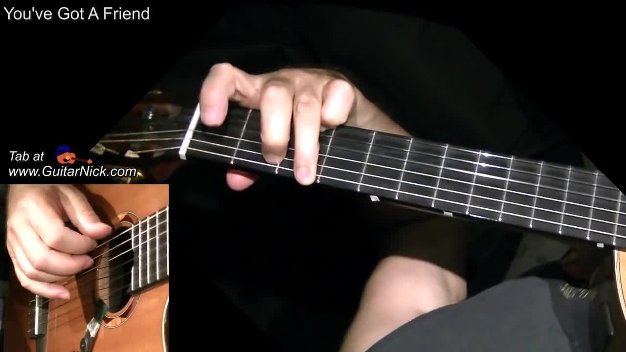 YOU'VE GOT A FRIEND FINGERSTYLE