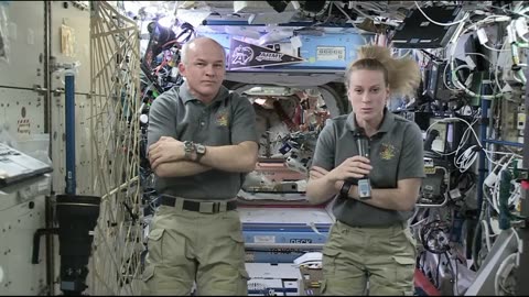 Space Station Crew Discusses Life in Space and Research with ABC News