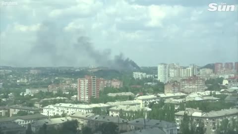 Civilians in Donetsk shelter as region is bombarded by Russian bombs