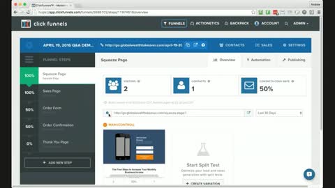 ClickFunnels Q&A Webinar - April 19th, 2016