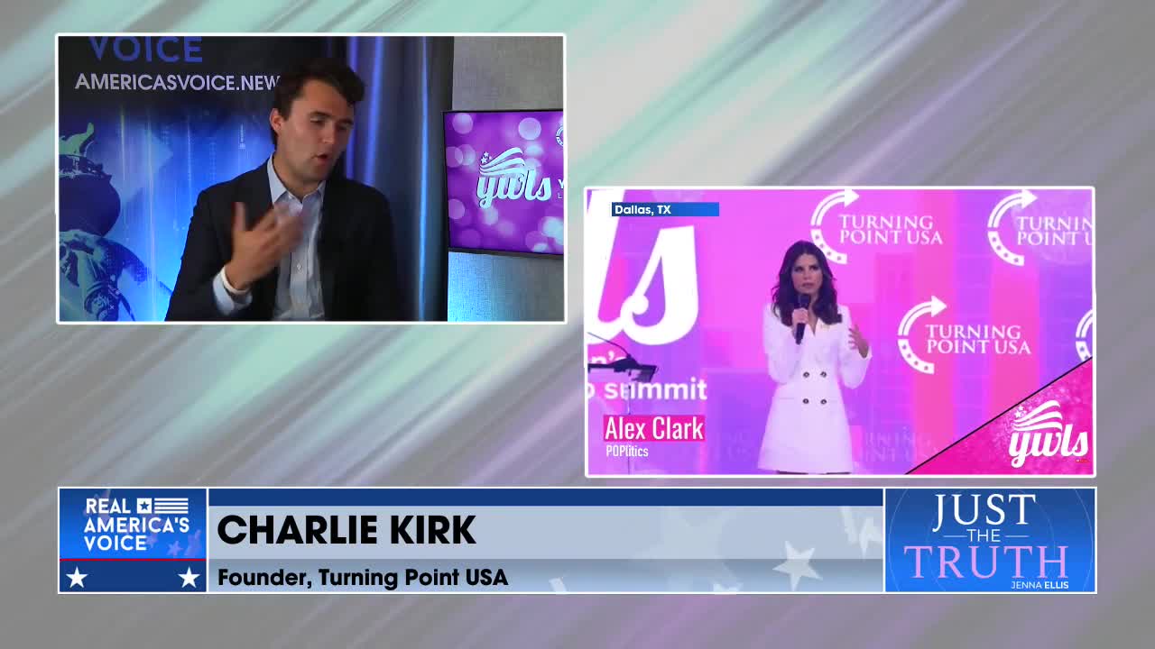 Charlie Kirk Shares His Messege to The Young Women Attending TPUSA