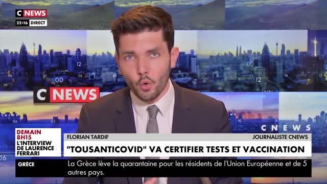 Le carnet numérique sur TousAntiCovid