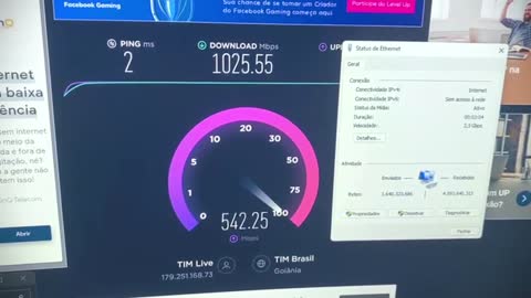 Speed test 1 giga Brazil