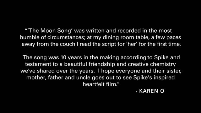 Her - Karen O and Spike Jonze The Moon Song [HD]