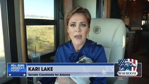 Kari Lake Reporting Live From Her Bus Tour Headed To Prescott For Final Rally