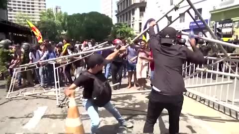 Sri Lanka protests see thousands storm president’s palace and swim in pool