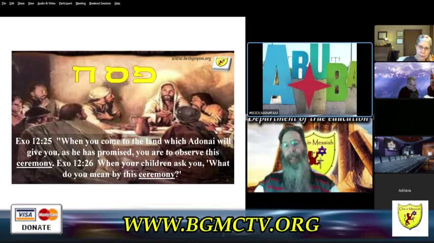 BGMCTV PASSOVER SEDER PREP 2022