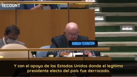 Embajador ruso el presidente legítimamente electo de Estados Unido fue derrocado...