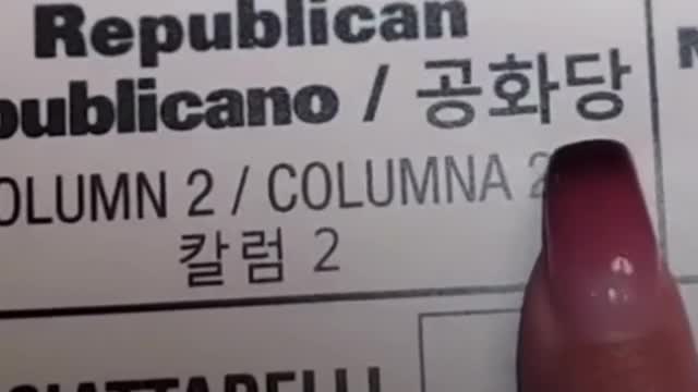 SECOND VIDEO: New Jersey Voting Machine Won't Take Vote for Republican Candidate