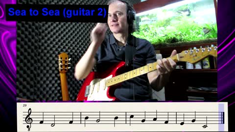 Sea to sea (guitar 2) Levit exercise 05