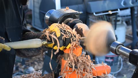 Turning a Mushroom