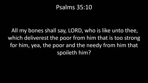 KJV Bible Psalms Chapter 35