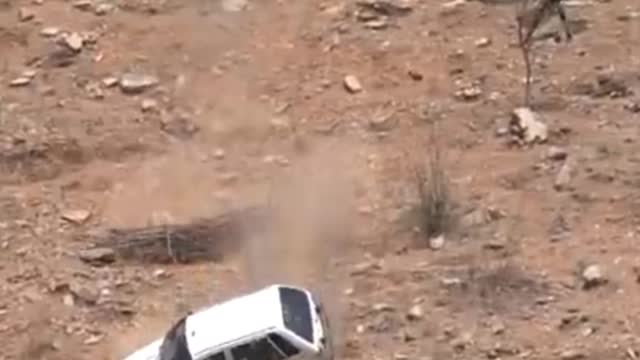 people pushed their own car off the mountain