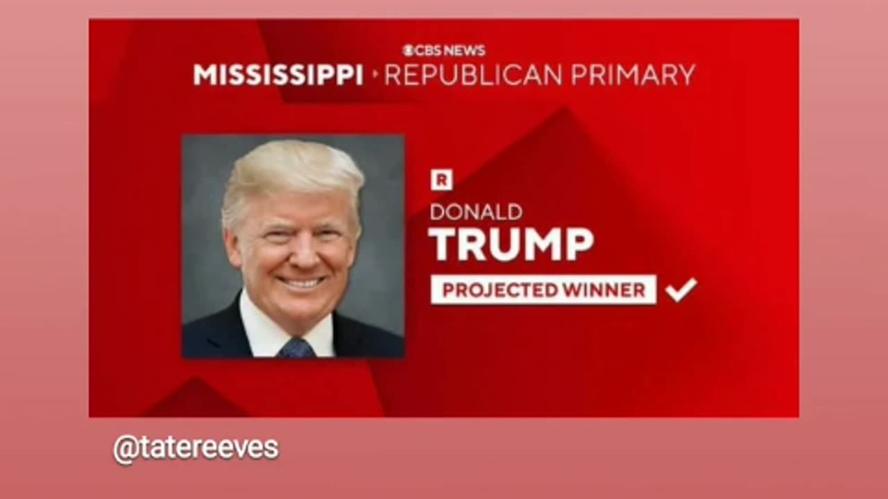 Trump wins Mississippi in primaries results 4/5/24