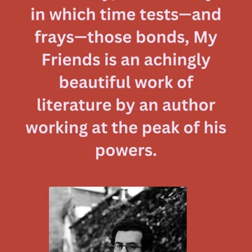 Book of the Month September 2024 - My Friends by Hisham Matar