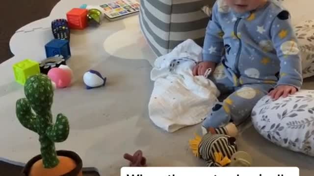 When the cactus basically mocks your whiney teething baby