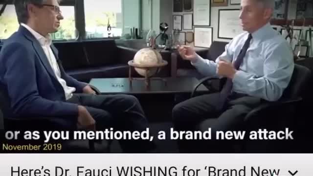 Dr. Fauci rare interview wishing for brand new pandemic or attack