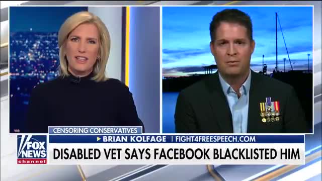 Brian Kolfage speaks to Fox News about social media censorship