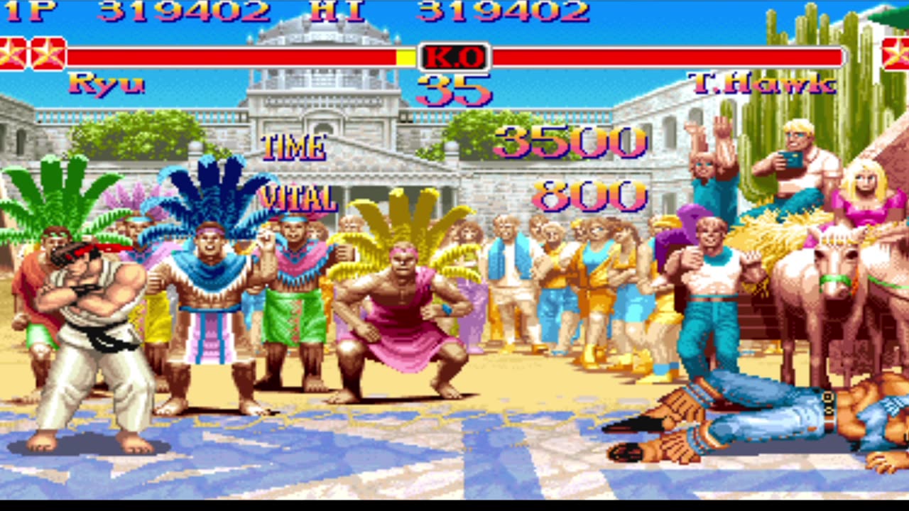 Ryu vs T. Hawk