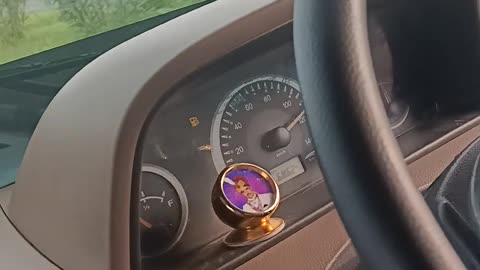 Car driving on highway