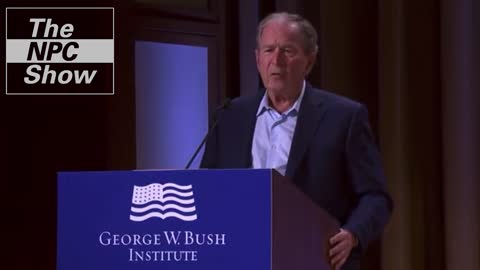 George W Bush Dunks On Himself