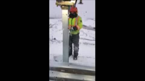 6X6 Beam - Frozen Ground