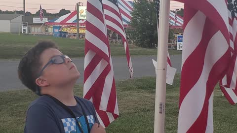 FOURTH OF JULY/ FIELD OF FLAGS