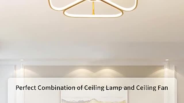 Modern Nordic Ceiling Fan Light with Minimalist Painted for dining room bedroom living room lamp Fas