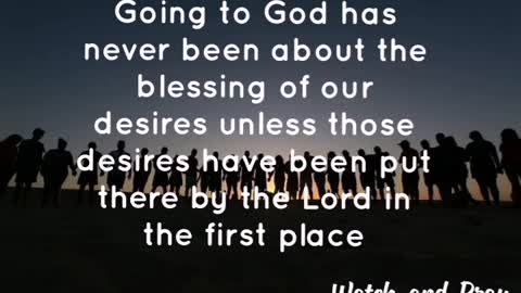 Knowing God's Desires