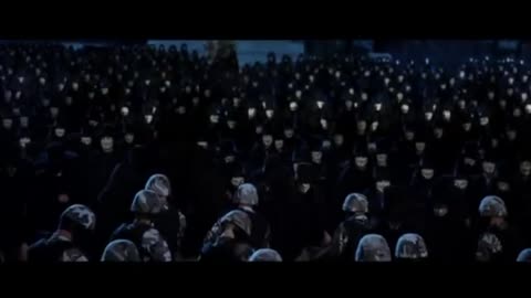 V for Vendetta - final revolution scene