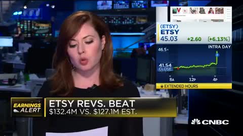 Etsy pops on revenue beat