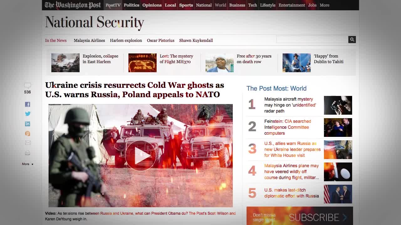 The European and American public are being systematically lied to about the Ukraine crisis