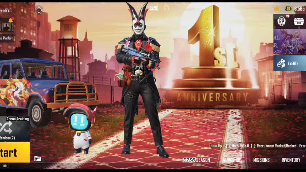 MVP In Arena Training in BGMI