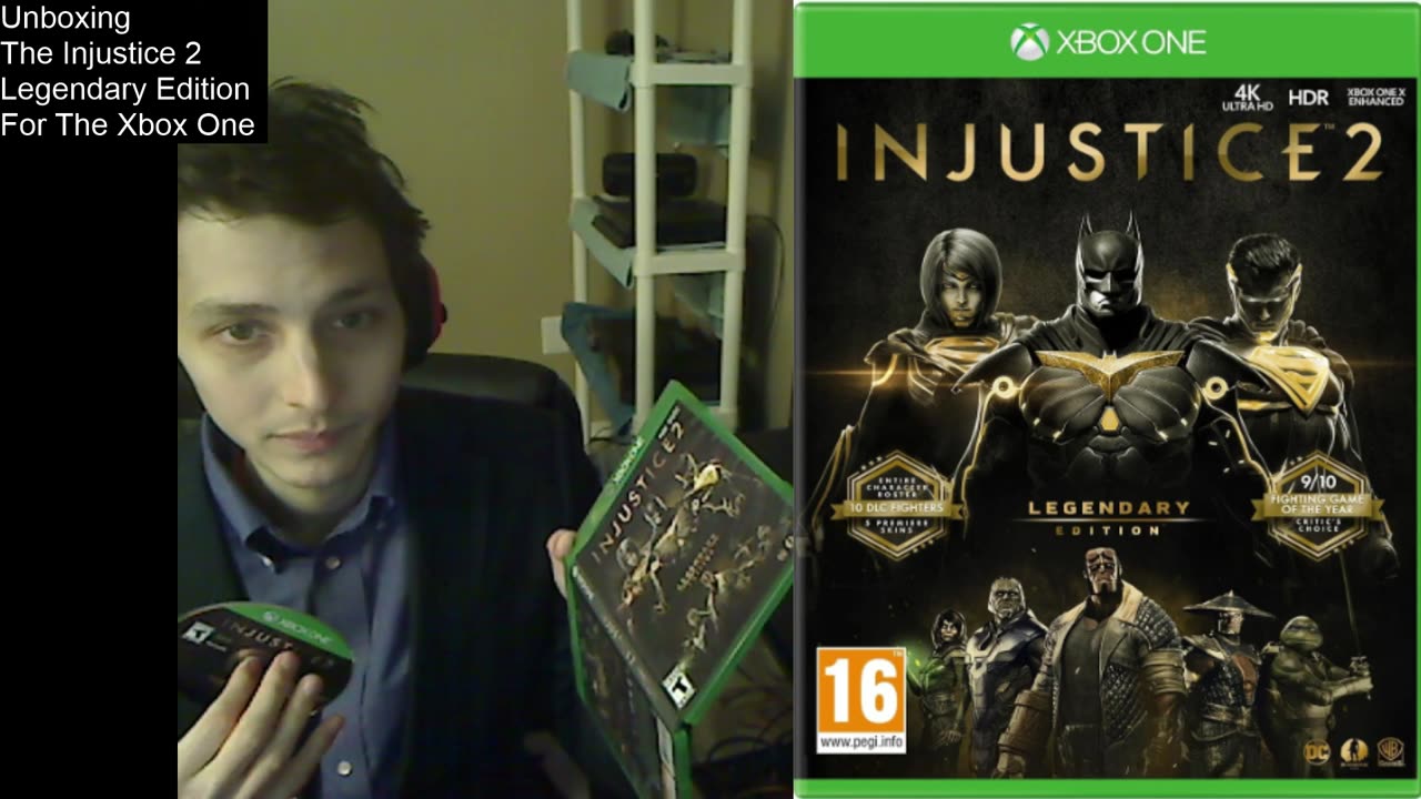 Outtake #122 Of Unboxing The Injustice 2 Legendary Edition For The Xbox One