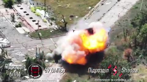 Pure Chaos, After Lead Vehicle of a Russian Assault Group Detonates