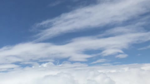 Clouds seen from the sky