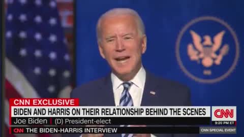 If Biden disagrees with VP - He said he will just resign. WTF!