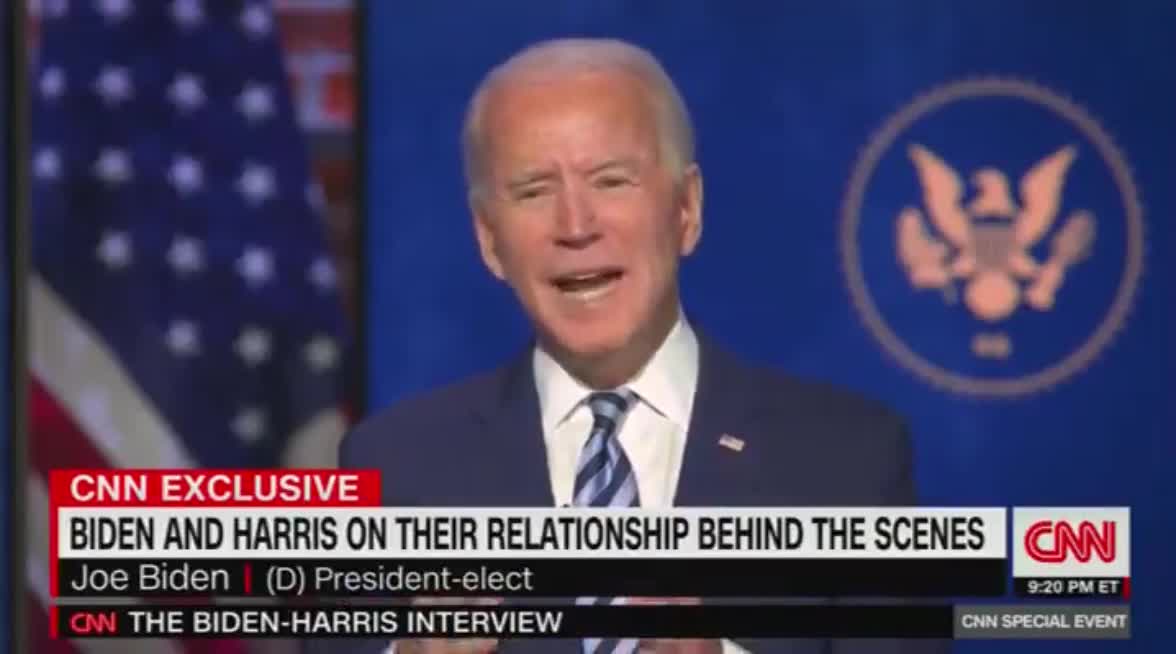 If Biden disagrees with VP - He said he will just resign. WTF!