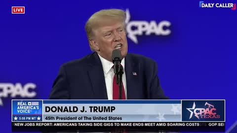 Trump Takes The Stage At CPAC.