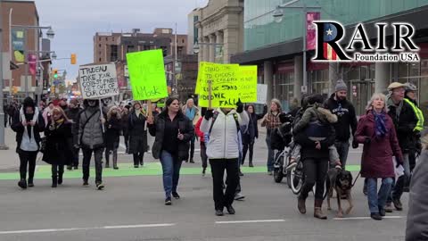 Canadian Freedom Activists Take Part in Global Protests