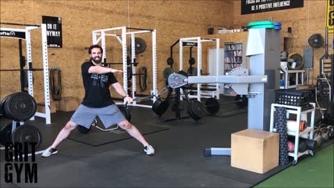 Wide Stance Anti Rotation Chop