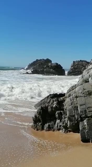 Watch this breathtaking beach in Portugal