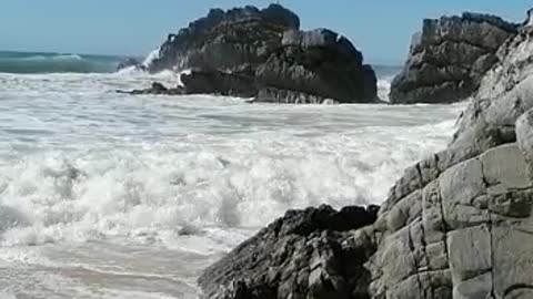 Watch this breathtaking beach in Portugal