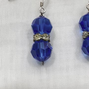 Handmade Unique 1.5” Drop Earrings with 925 Sterling Silver Hook. Party. Event